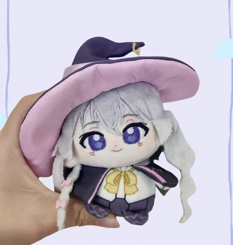 

Фаршированная 10 см аниме «Путешествие ведьмы Илена», плюшевая кукла-маленькая сидячая поза, волшебная коллекционная игрушка-брелок, рюкзак, очаровательный подарок