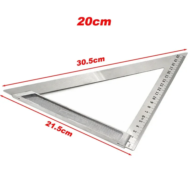 Mini Framing Woodworking Ruler Measuring Layout Tool Stainless Steel 90° Turning Ruler Precision for Building Framing Gauges