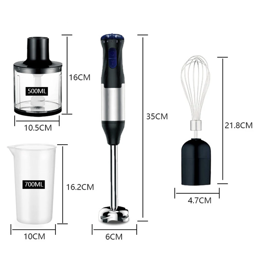 4in1 휴대용 전기 식품 믹서 110V/220V 푸드 프로세서 가전 제품 주방 고기 분쇄기 과일 야채 계란 교반기