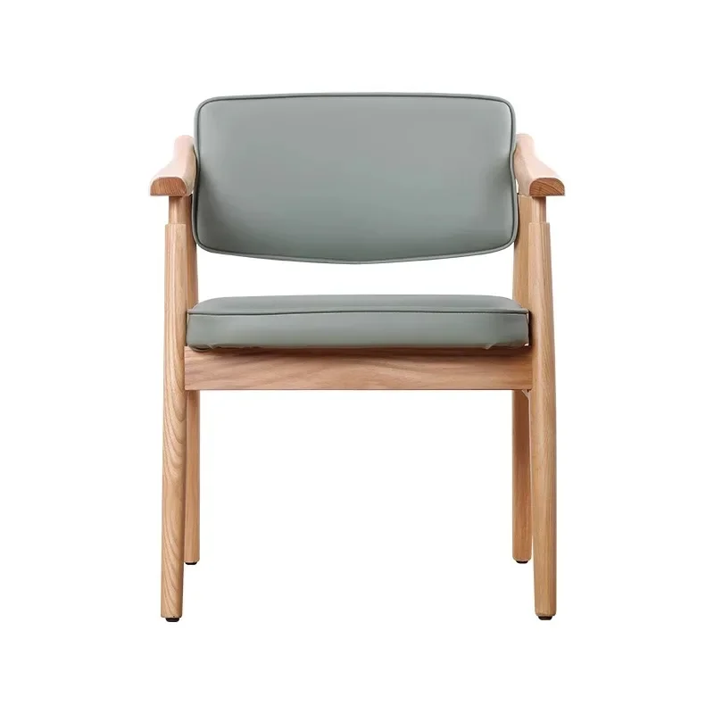 Nordic Vintage Café Chairs Creative Modern Comfortable Solid Wood Coffee Chairs Ergonomics Backrest Café Furniture Esstisch FYCC