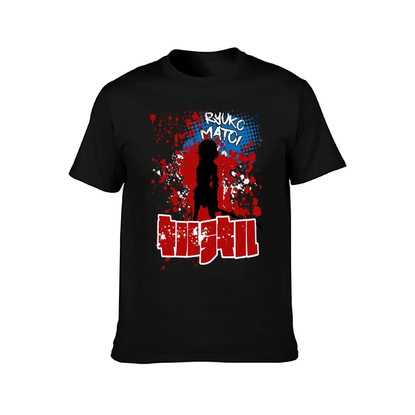 Ryuko splatter T-Shirt Anti-Wrinkle Short Sleeve T-Shirt