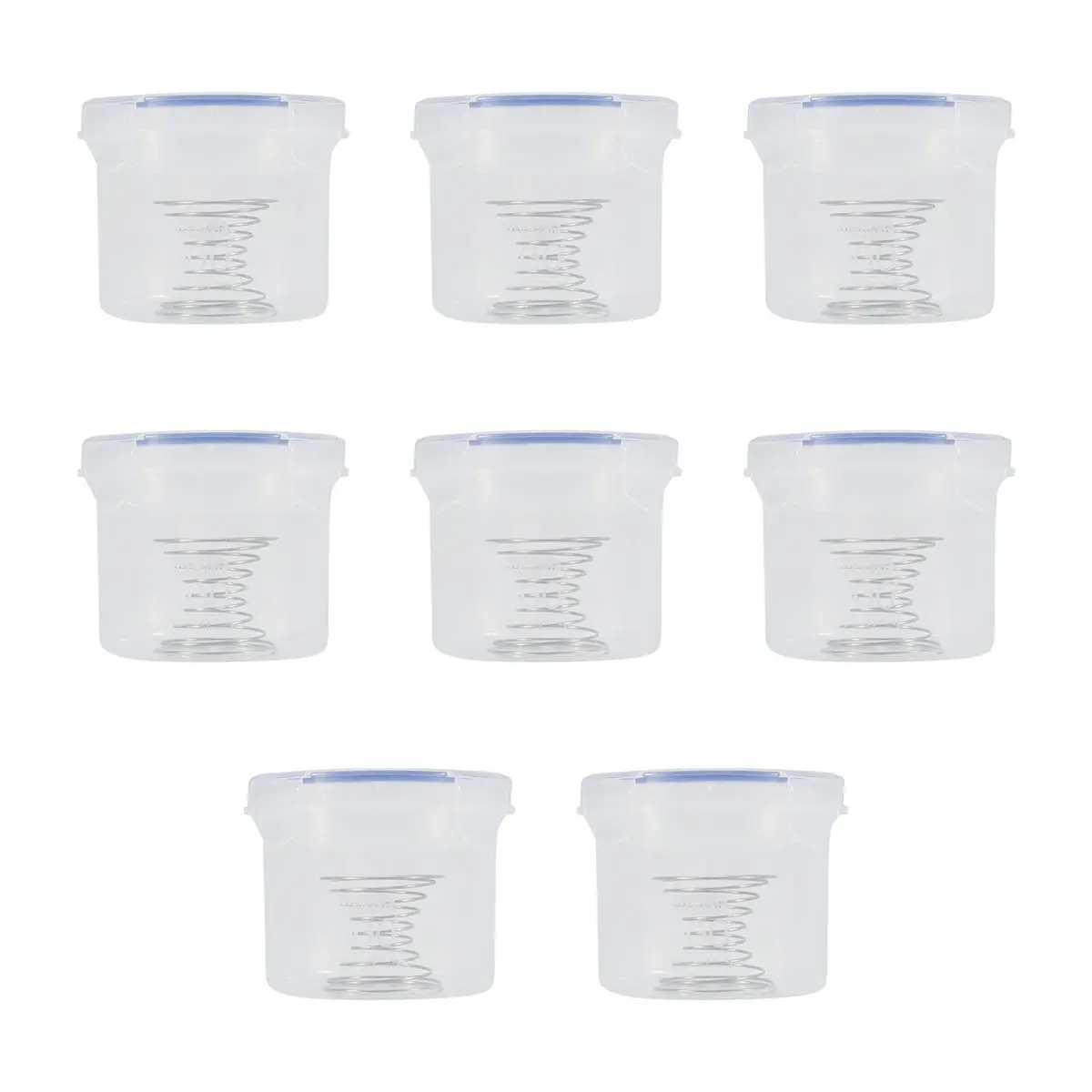 Best of 2026 8 Sets Paint Container with Stainless Steel Mixing Ball Touch Up Storage Cups with Lids Paint Containers 600 Ml