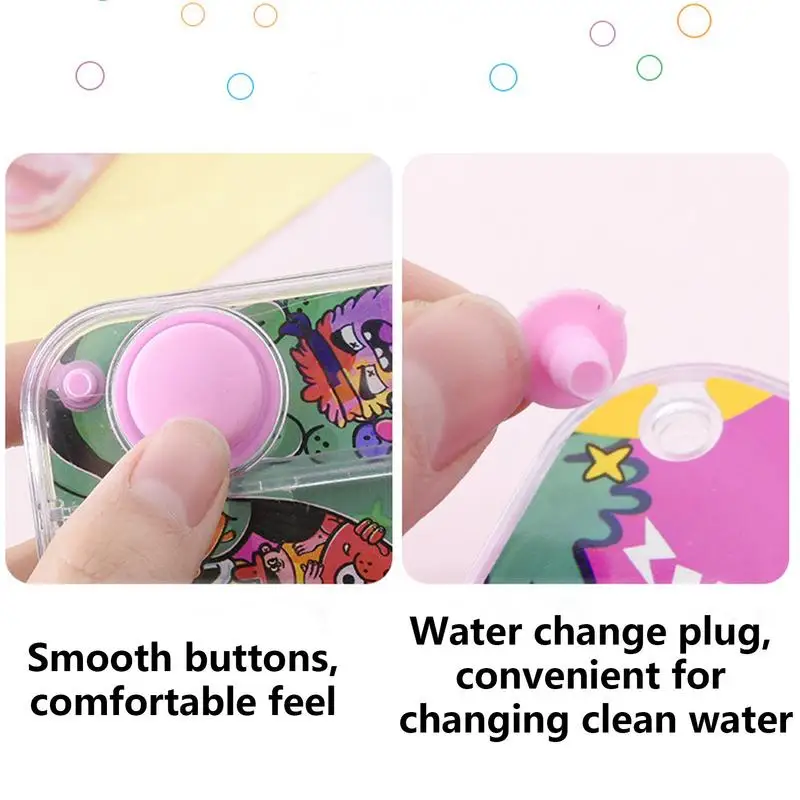 Bambini Water Toss Circles Toys Handheld Water Ring Game Machine Fantasy Retro Hand Held Game for Kids bambini adulti tutte le età