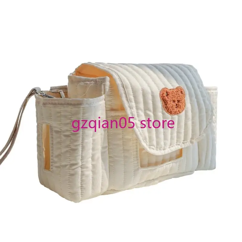 

N7ME Portable Travel Carry Case Organiser Bottle Wet Wipes Diaper Storage Solution