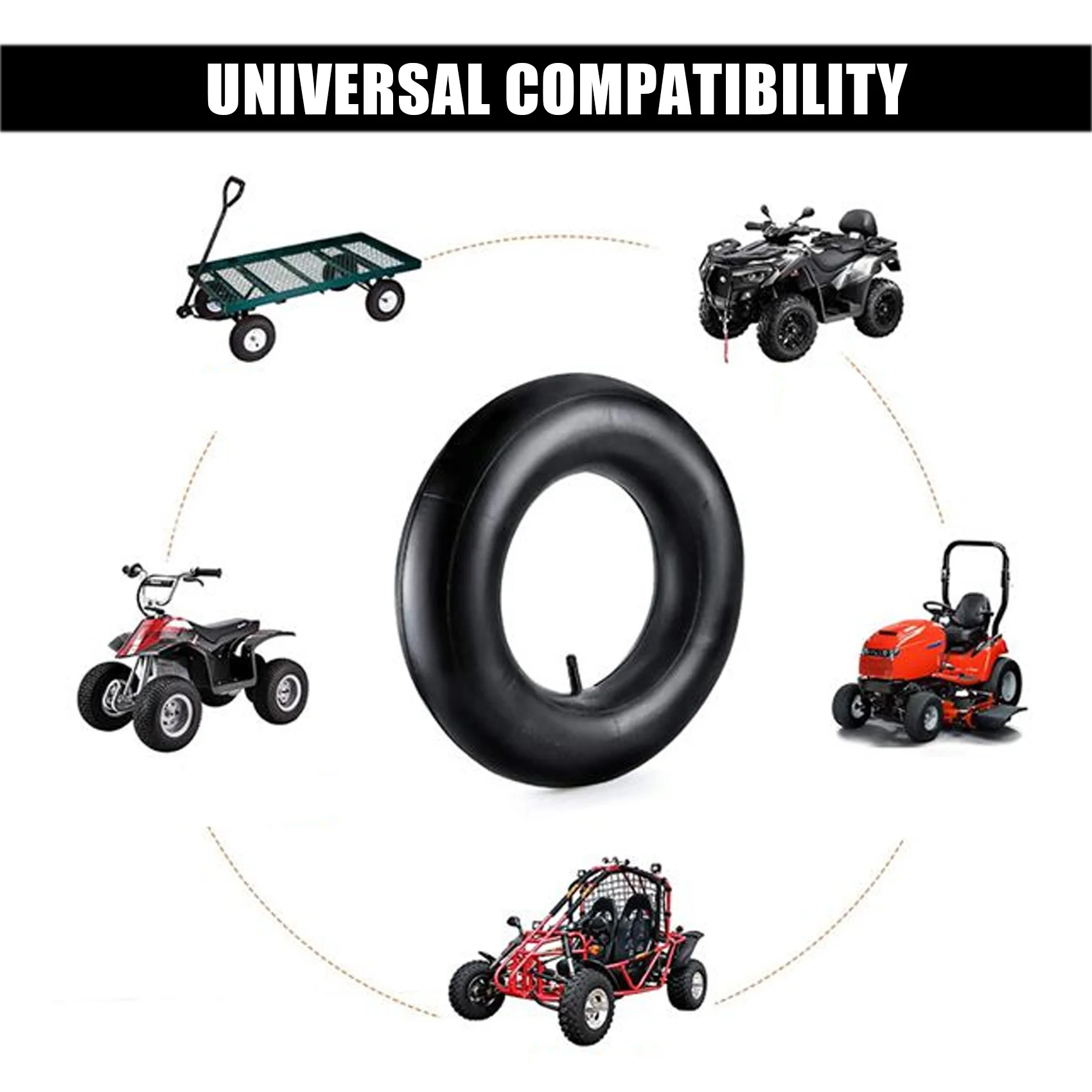 Classy-2Pcs 4.80/4.00-8 Inch Tire Inner Tubes For Heavy Duty Cart,Like Hand Trucks, Garden Carts,Mowers And More