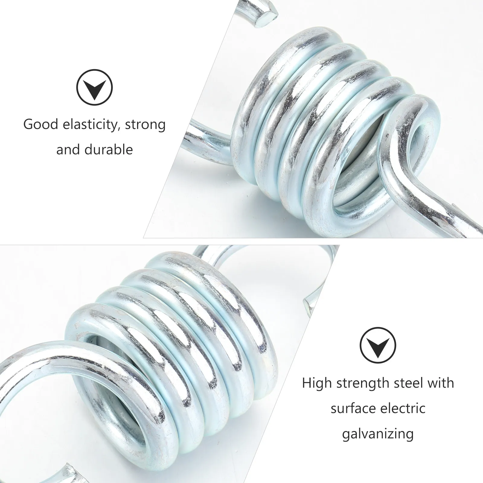 Hammock Chair Hanging Spring Heavy Duty Stainless Steel Coil Spring Secure Clip for Porch Swing Hammock Springs Heavy Duty Swing