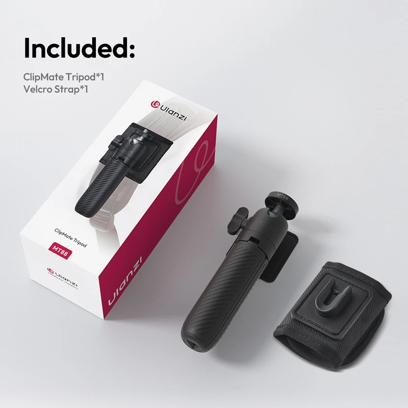 ​Ulanzi MT88 ClipMate 삼각대 Selfie 스틱 데스크탑 삼각대 Uka 배낭 클립 용 스마트 폰 카메라 용 휴대용 삼각대 스탠드