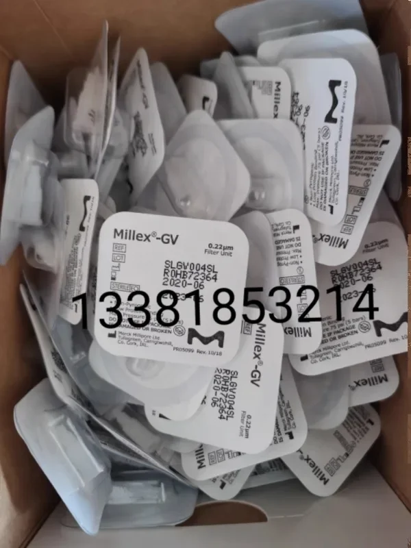 Millipore Miiex-GV 0.22um PVDF 4mm needle filter sterile SLGV004SL 1PC