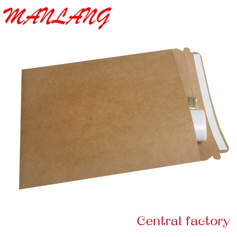 Custom Logo Uitbreidbaar Kraft Document Pouch Boodschappentas Papieren Verpakking