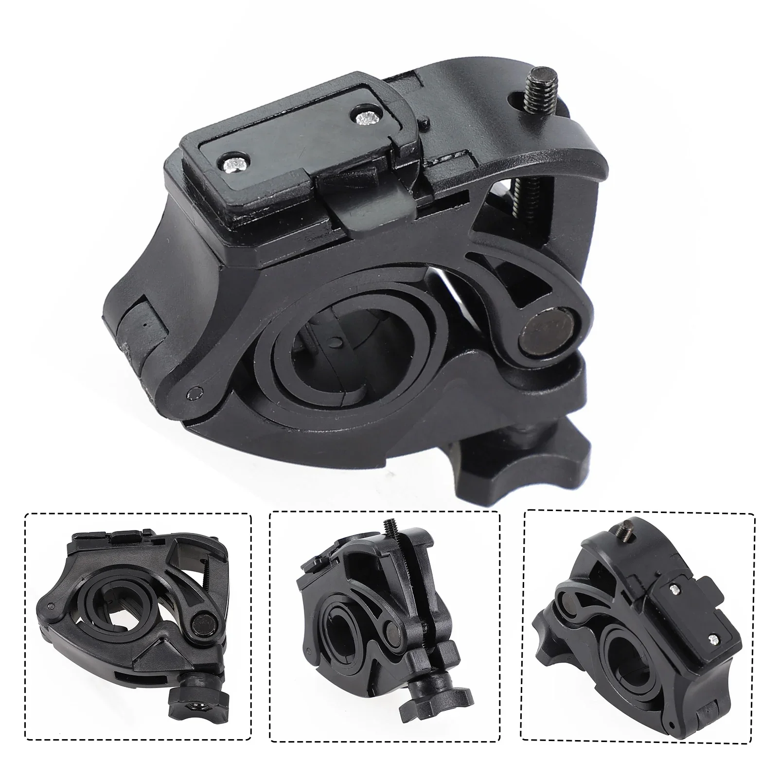 Bicycle Light Holder Bike Headlight Bracket For LED Flashlight Torch Lamp Cycling Four Kinds Of Headlight Mount Parts