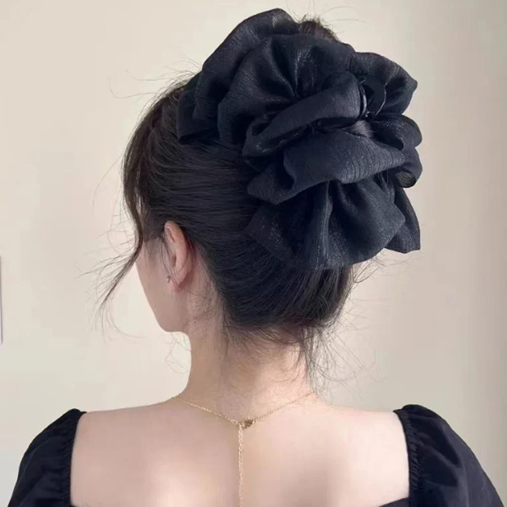 

Прическа для вечеринки, повседневная заколка для волос, черная заколка для волос, двухсторонняя заколка для волос с бантом, заколка на затылке, надежные инструменты для волос