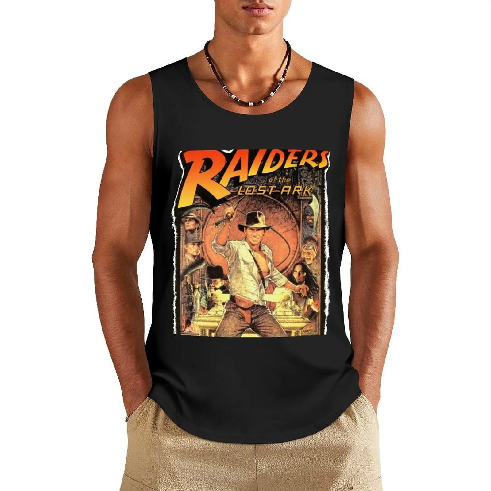 

Raiders of the Lost Ark Tank Top T-shirt sports t-shirts for men sleeveless tshirts for men gym wear men