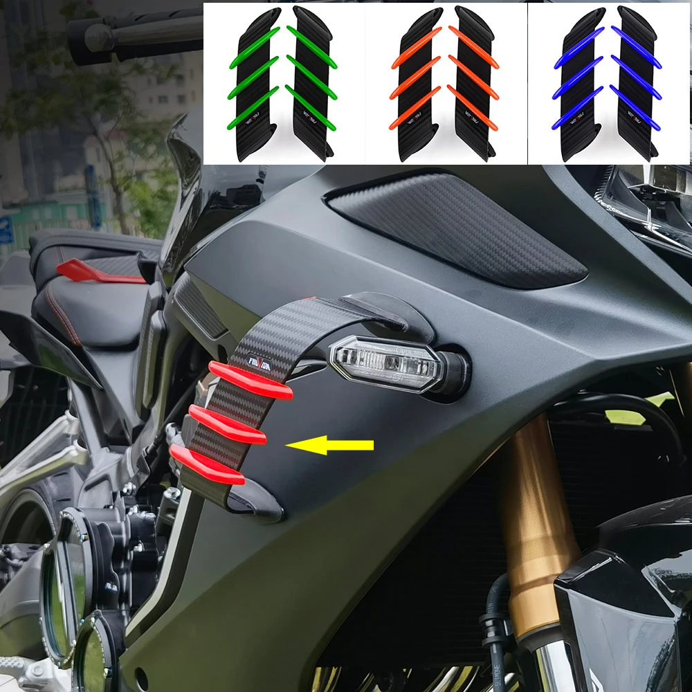 

Front Fairing Aerodynamic Winglets Side Spoilers for Ducati 899 959 1199 1299 Kawasaki NINJA250/300/650 ZX6R ZX10R Ninja 1000SX