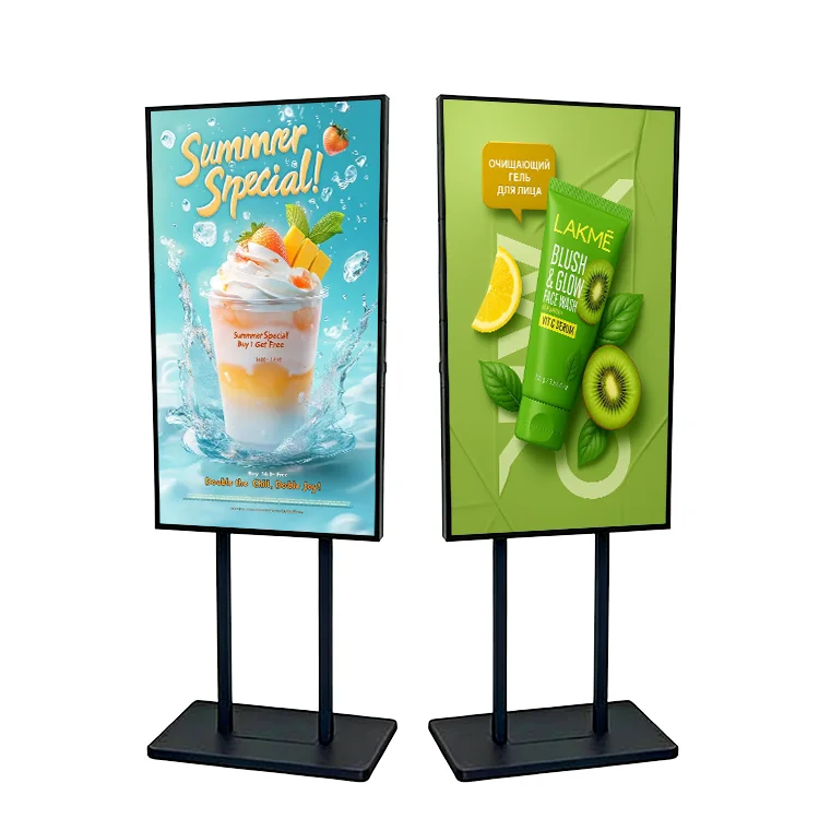 

43 50 55 65 store with high brightness 2500 nits store ceiling LCD panel signage advertising digital window signage display