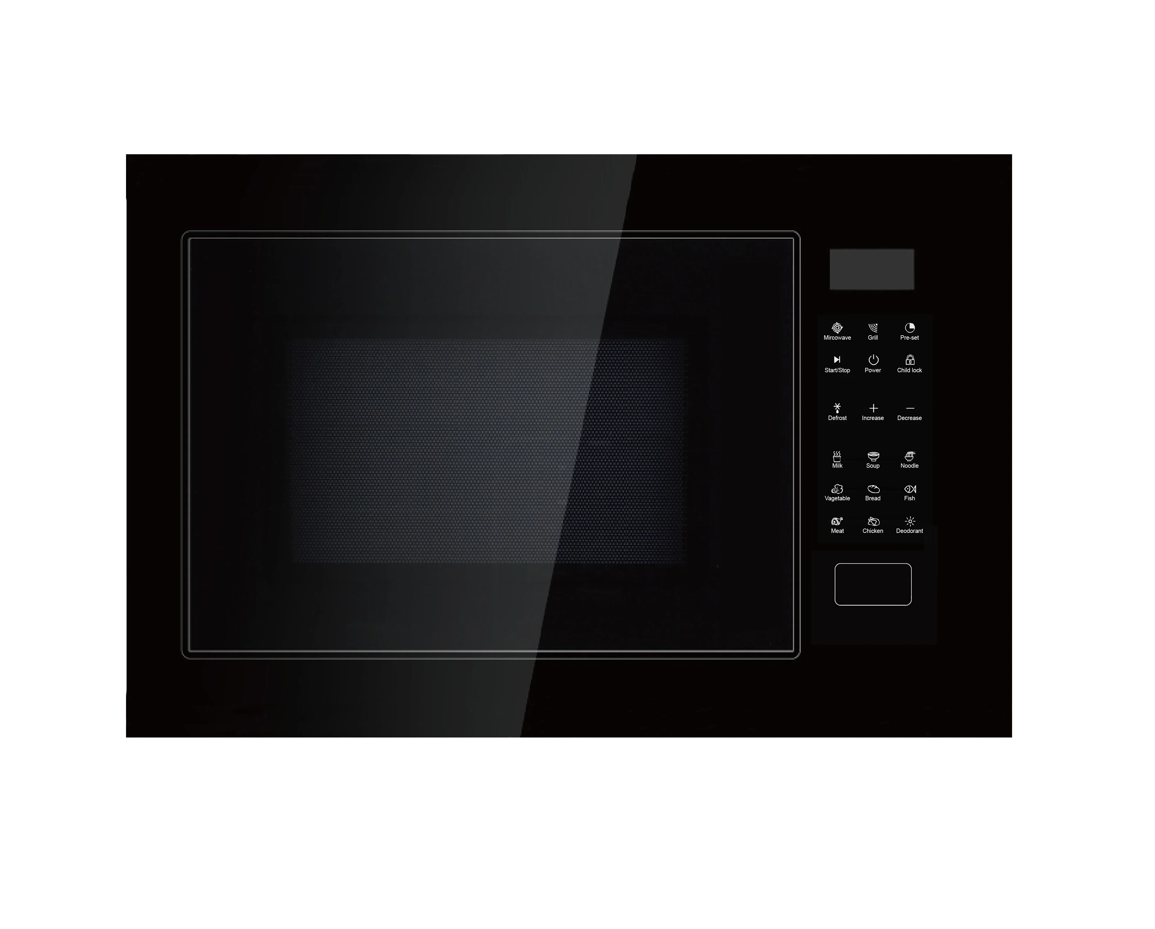 25L in built  touch glass multifunction Microwave oven