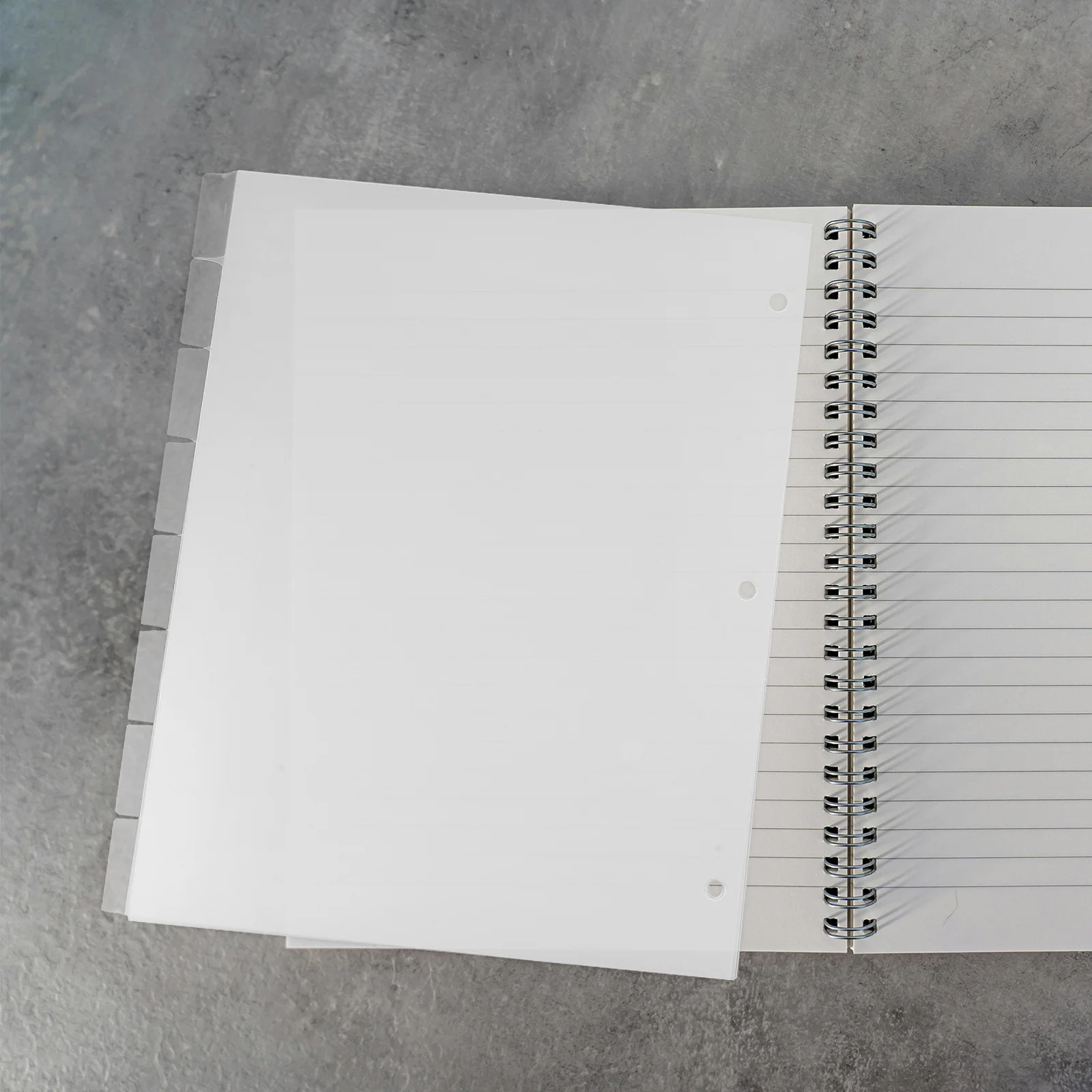 

Plastic Index Binder Dividers Notebook Tabs Loose Leaf Notepad Subject Dividers Aesthetic Divider Pages Classified Tabs