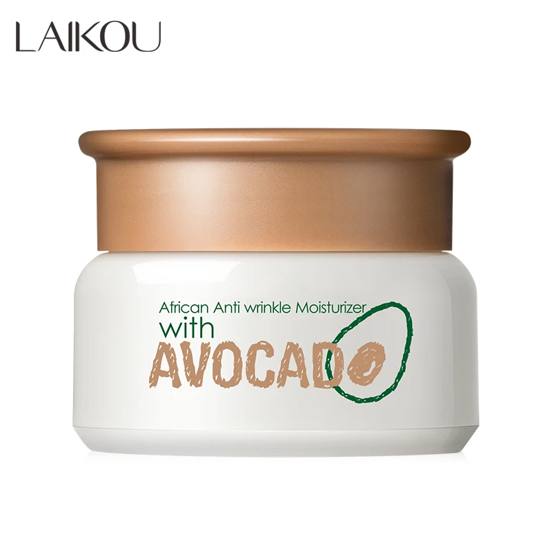 Laikou Africa ครีมบำรุงผิวต่อต้านริ้วรอย avacado ช่วยลดการแตกช่วยบำรุงอ่อนโยนต่อต้านริ้วรอยครีมครีมดูแลผิวหน้าเซรั่มปรับผิวขาว