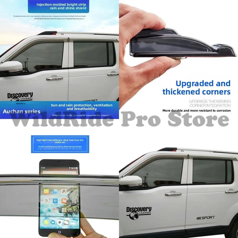 

1 set Car Rain Visor for Changan Oushang X70A A600 A800 Keshang Kesa COS1 Lingxuan CX70