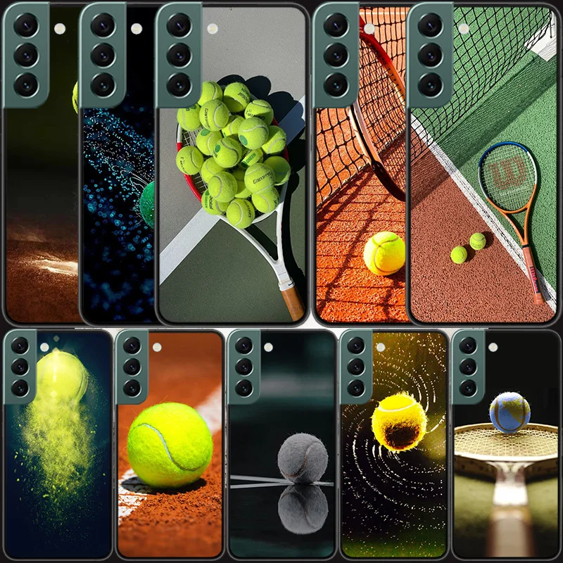 Tennis Sport Phone For Samsung Galaxy S24 S22 Ultra S21 Plus S20 S23 FE Case S10 S10E S9 S8 S7 Edge Cover Silicone Soft Coque Fu