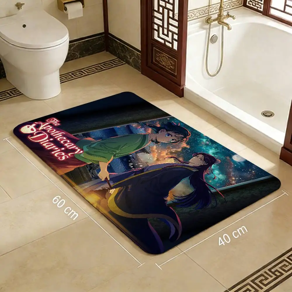Anime The Apothecary Diaries Kitchen Mat Nordic Style Bedroom Living Room Doormat Home Balcony Anti-Slip Welcome Rug