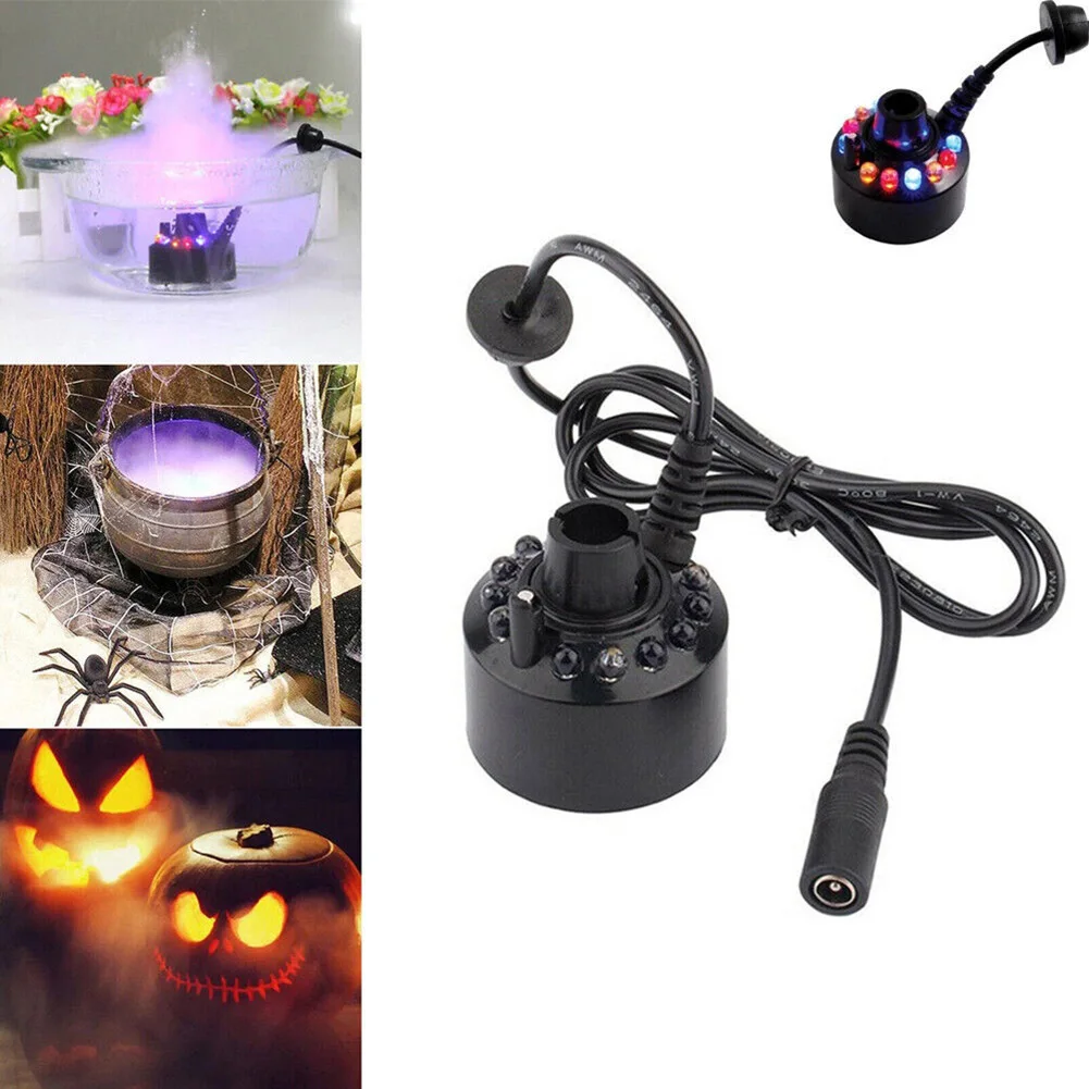 

Suitable for 10 20 Square Meter Area LED Mist Maker Fogger Sprayer Air Humidifier Water Fountain Pond Decor Machine