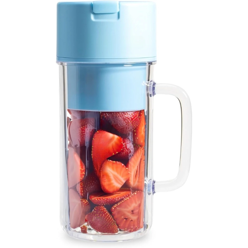 Juice Extractor, Portable Blender for Smoothies Shakes, Leakproof, Rechargeable Portable, 10-Blade Blending, Desktop Juicer