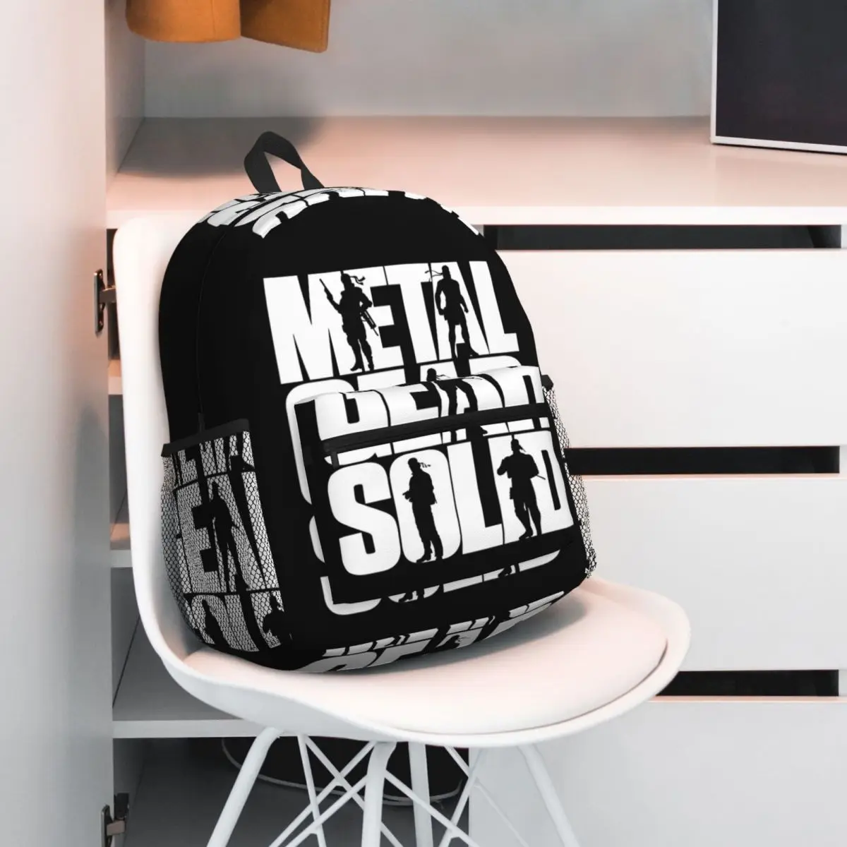 

Твердый рюкзак Metal Gear, рюкзак большой емкости, детская сумка для книг, школьная сумка, сумки на плечо для мужчин и женщин