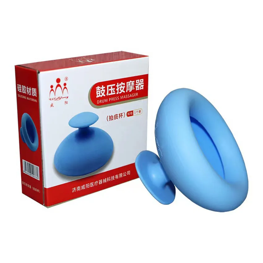 Phlegm Cup for Elderly People Silicone Buckle for Home Use Drum Pressure Massager for Children and Infants Burping Device