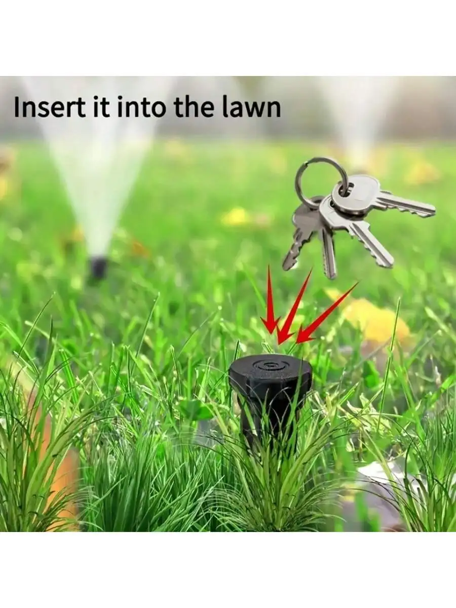Realistic Key Hider Sprinkler, Outdoor Garden Yard Lawn Waterproof Key Box, Easy To Insert Into Garden Lawn Underground
