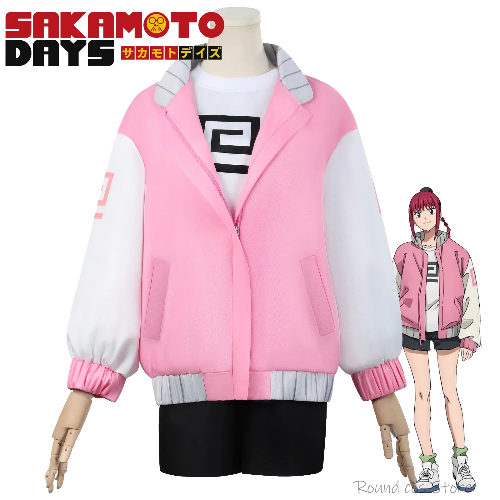 Anime SAKAMOTO DAYS Shaotang Ru Cospaly Adult Women Uniform Casual Sportswear Full Set Accessories Halloween Outfits