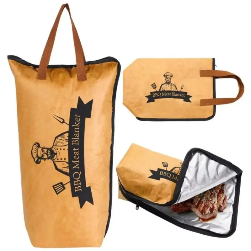 Manta para barbacoa de 21 pulgadas, bolsa de descanso aislante reutilizable impermeable, bolsa para barbacoa para pechugas, hombros de cerdo, filetes, herramienta para barbacoa al aire libre