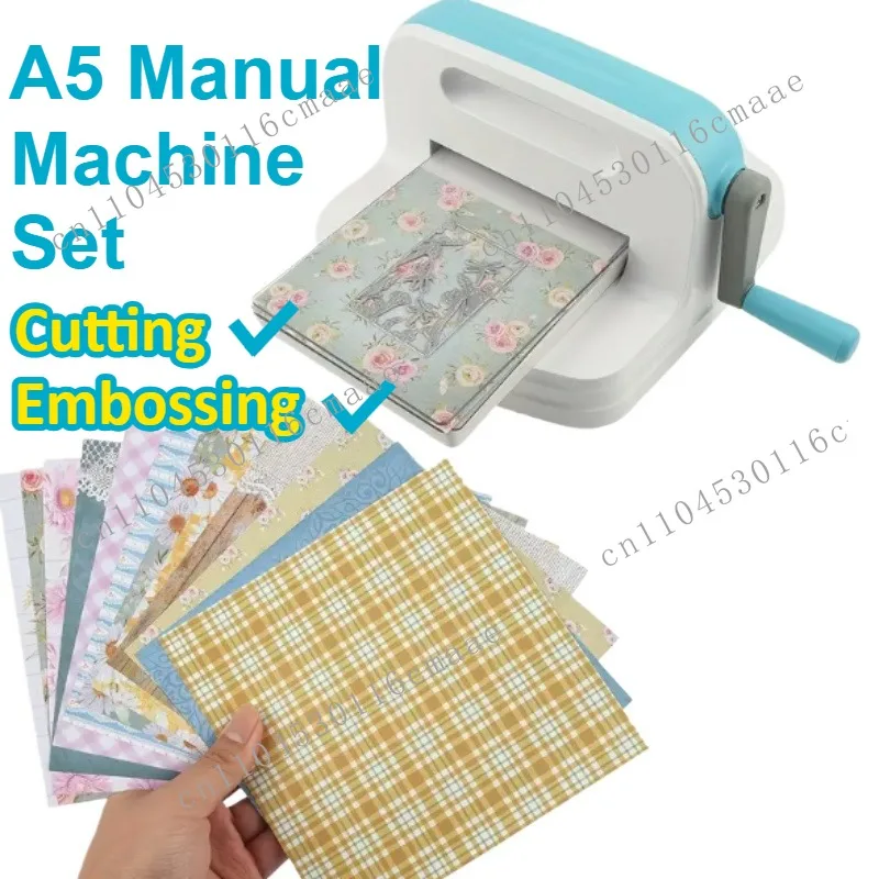 NEW A5 Size Manual Die Cutting Embossing Machine Set DIY Handmake Tools Opening For Scrapbooking Art Craft Card Making