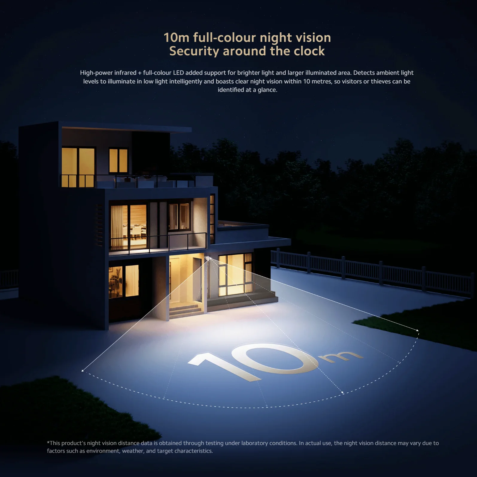 كاميرا Xiaomi الخارجية BW500 2.5K HD تصوير 10 متر رؤية ليلية كاملة الألوان AI حماية ذكية IP67 مقاومة للماء عمر بطارية طويل #2