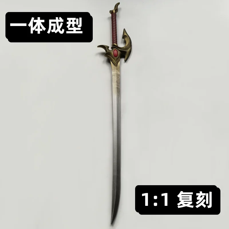 솔로 레벨링 성진우 악마왕 카타나 검 코스프레 소품 안전 PU 고무 모델 할로윈 카니발 액세서리