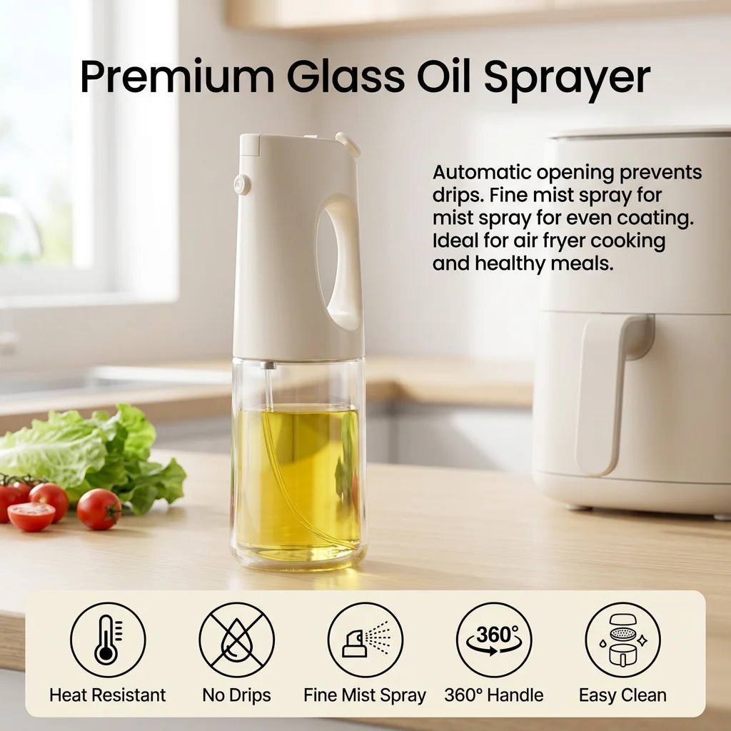 Air Fryer Oil Sprayer Dispense - огляд і ціна Misting Bottle Fine