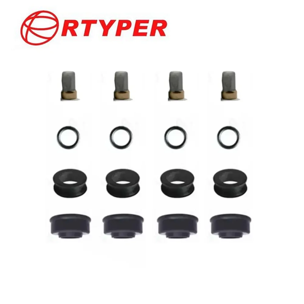 4 SET Fuel Injector Repair Kits Oring Seal Filter For Toyota Celica RAV4 MR2 23209-74160 2320974160