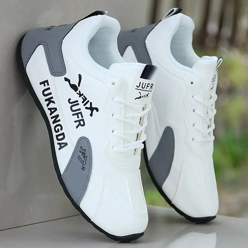 

New Spring Men's Running Shoes Collaborative Brand Dad Casual Sports White Mesh Shoes Versatile Comfortable Rubber Sole