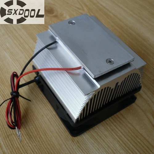 

SXDOOL Cooling!DIY Peltier Air condition refrigeration plate TEC12706AJ 12V Cooling fan