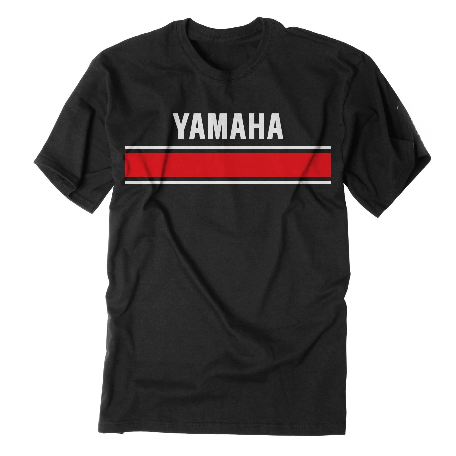 Camiseta preta retrô da Yamaha Factory Effex, camiseta adulta licenciada YZ YZF R1 WR WRF TTR