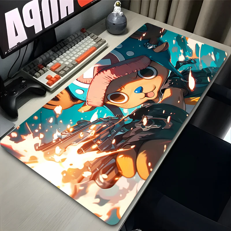 Mouse pad Large game player computer keyboard pad desk pad anti-slip cartoon table pad PC carpet O-ONE PIECES Chopper Mousepad