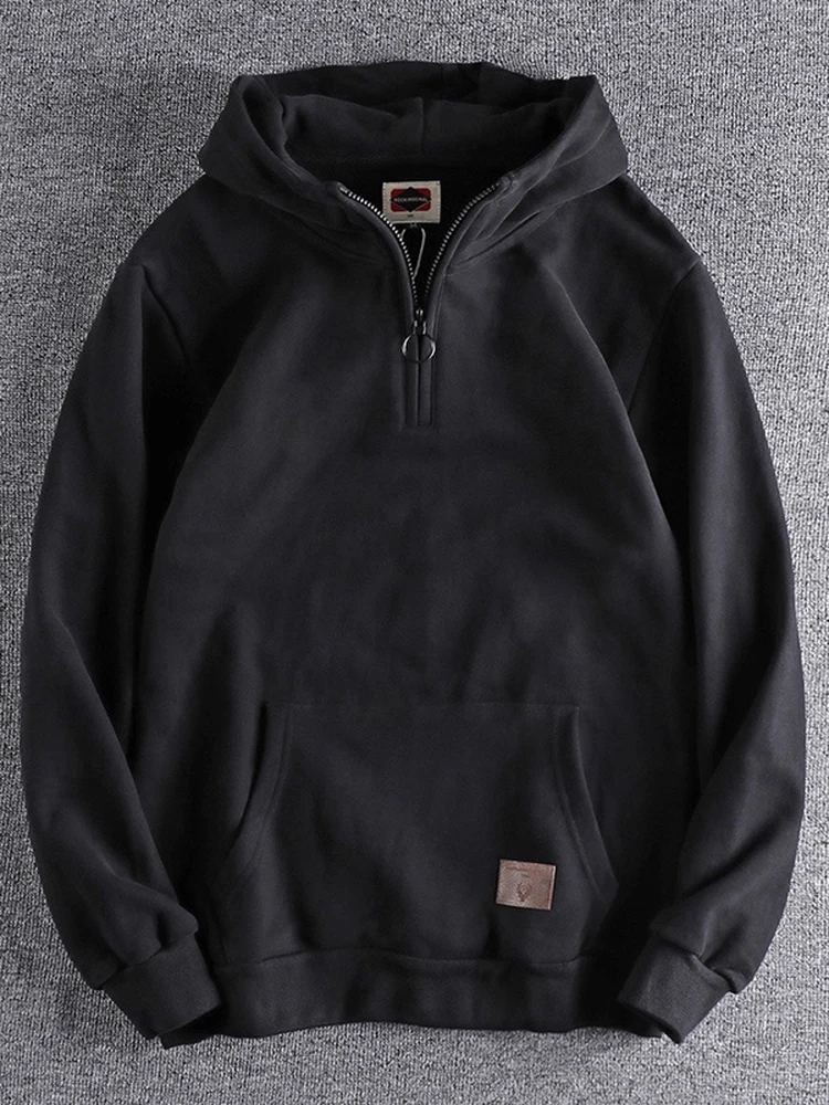 

Fashionable Men's Hoodie Long Sleeve Zipper Casual Wear All-Match Spring Autumn New Style Comfortable Warmth Youth Streetwear