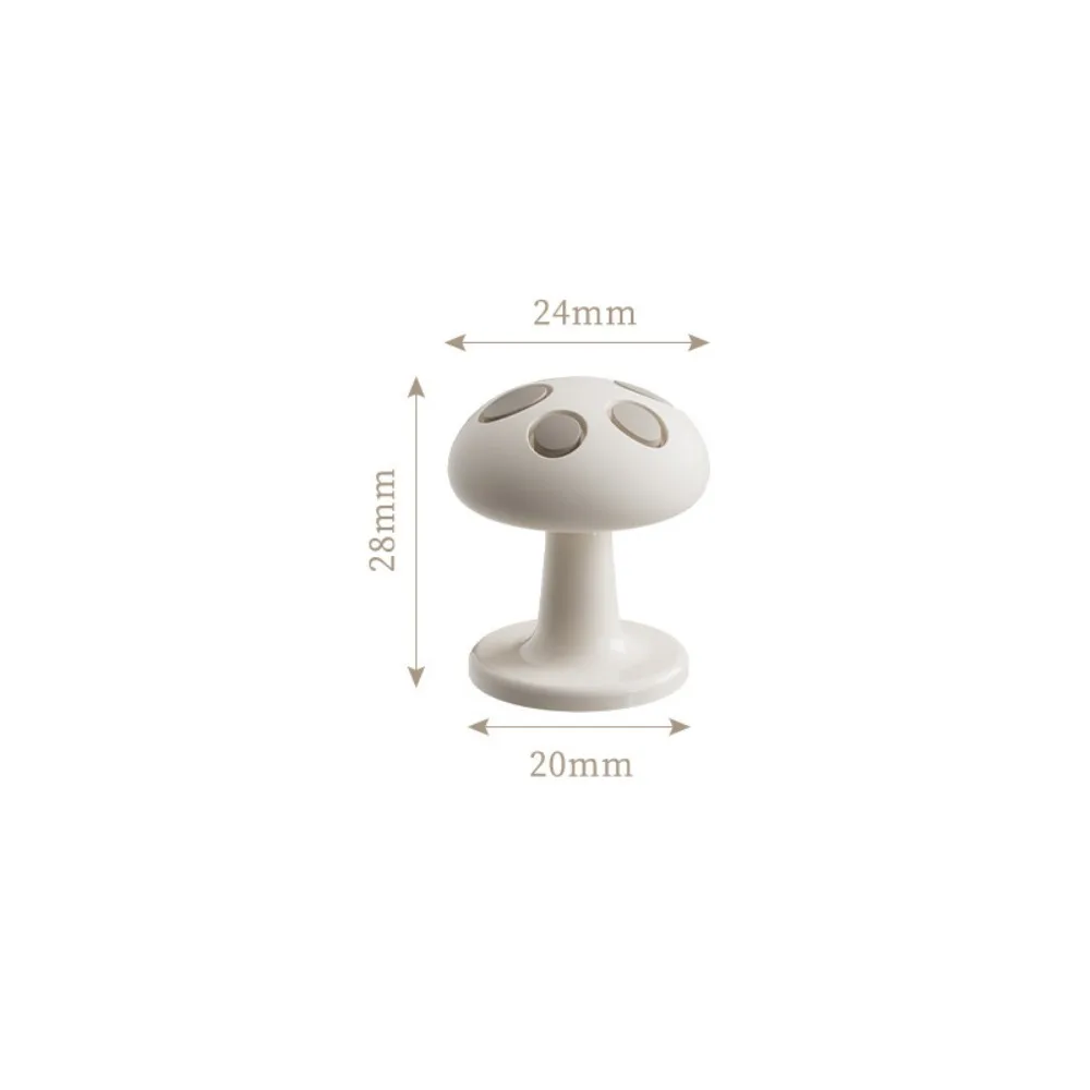 New Mushroom Shaped Toilet Press Button Adhesive Nail Protector Toilet Tank Press Button Multifunctional Creative Toilet Presser