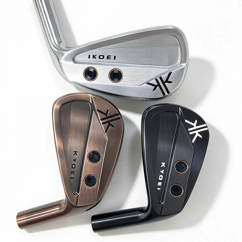 Silver/Black/Copper KYOEI GEN-2 Forged Carbon Steel Golf Iron Head Set 4-P (7-PCS) Head Only No Shaft KYOE1 Irons