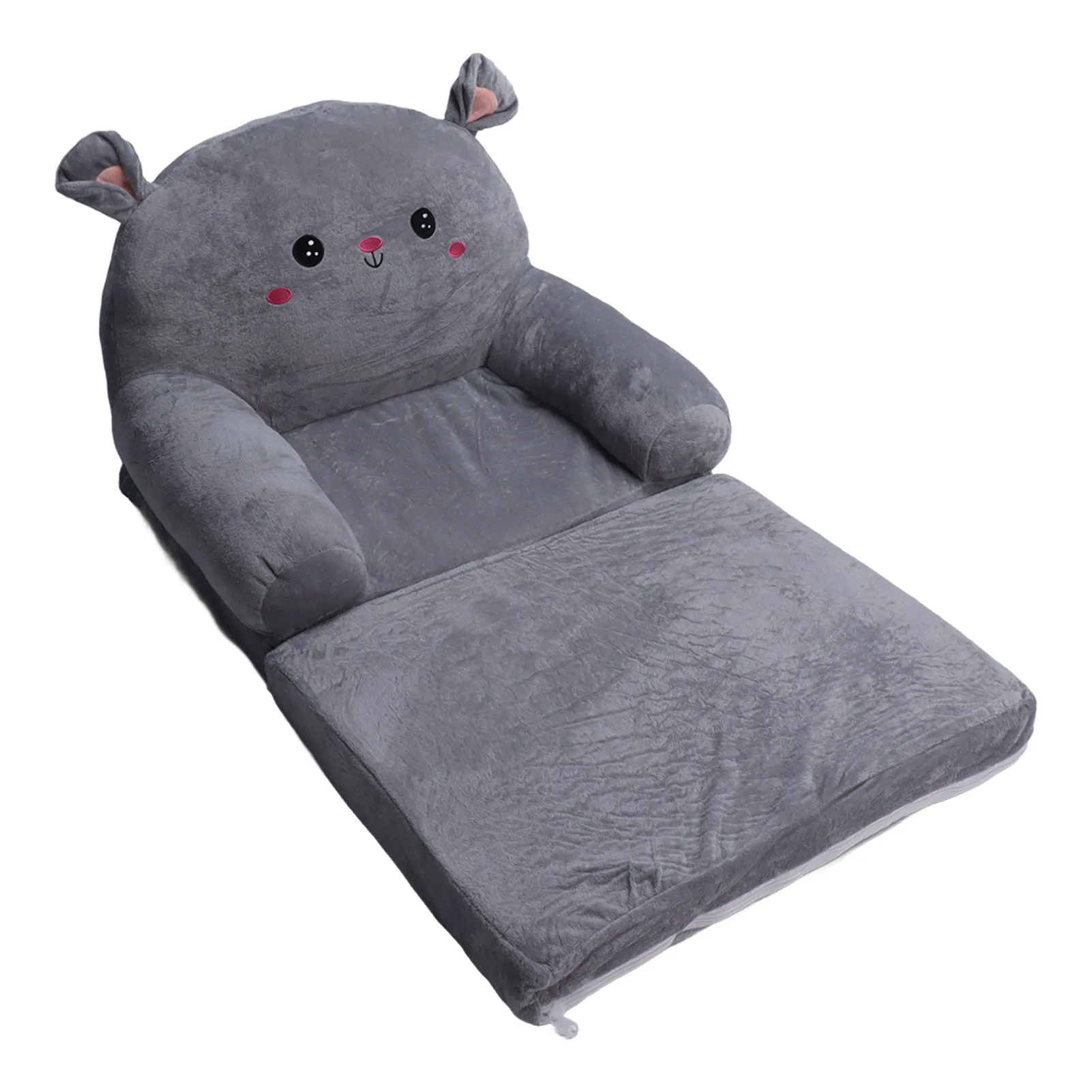 Cartoon Children'S Sofa Foldable Sponge Ventilate Cartoon Children Flip Open Sofa Converted Into Seat Or Bed For Children'S Room