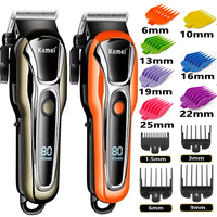 Kemei KM-PG1990A USB Rechargeable Electric Hair Clipper Professional Cordless Men Hair Trimmer Men's Hair Cutting Machine