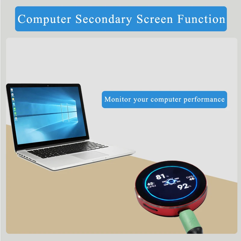 Picture 7: ESP32-S3 1.8inch AMOLED Touch Display 466×466 Round Touch Screen Deepseek AI Xiaozhi WiFi BLE5 Ar-duino LVGL Smart Module