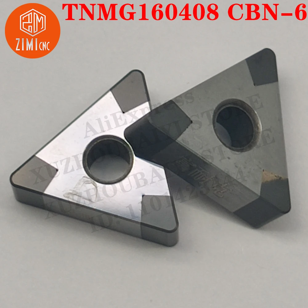 

TNMG160408 CBN-6 Boron nitride diamond carbide Insert quenched steelturning tool TNMG Blade metal lathe mechanical cutting tools