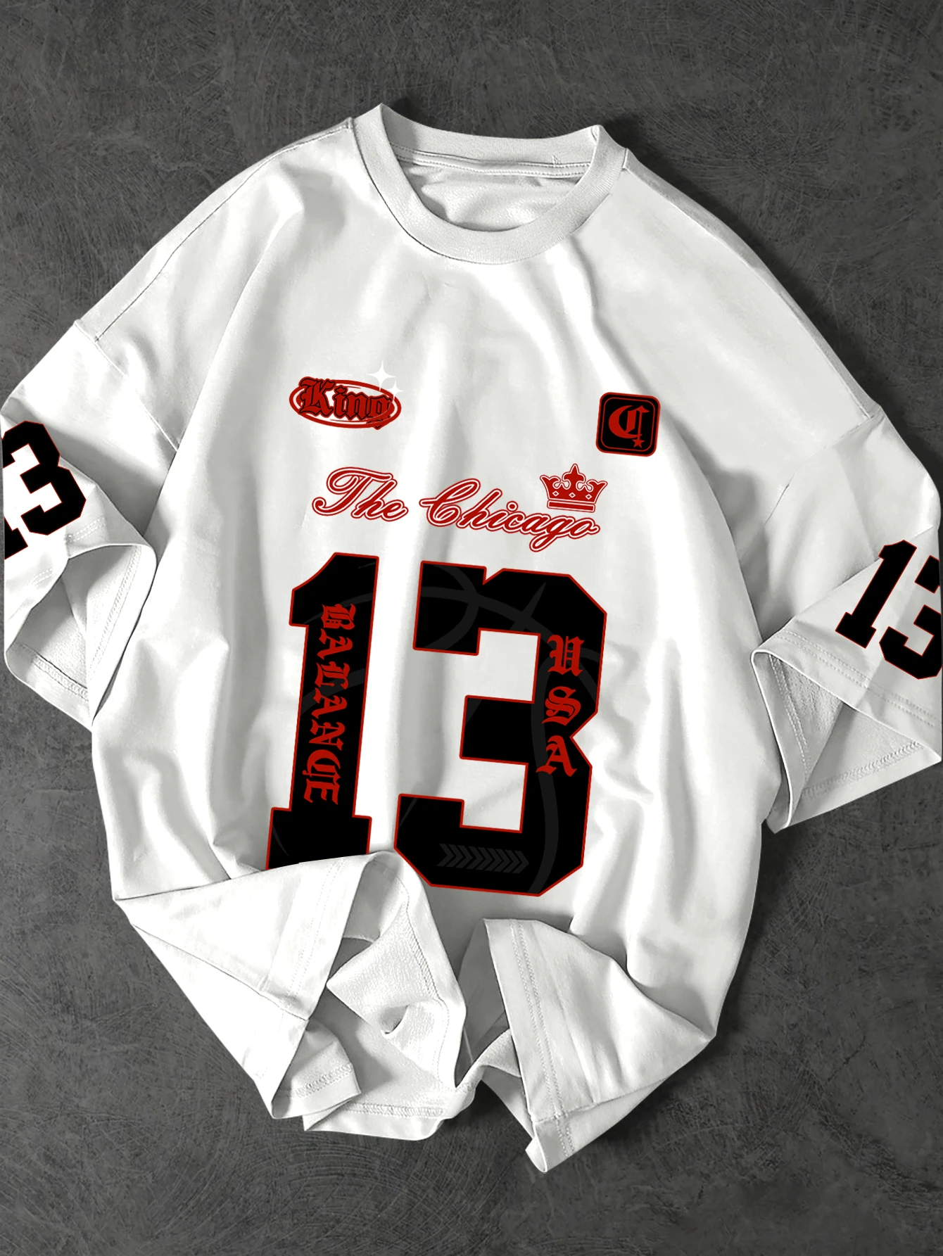 Herenshirt, Chicago 13 basketb - Street Fashion Chicago recensie en prijs