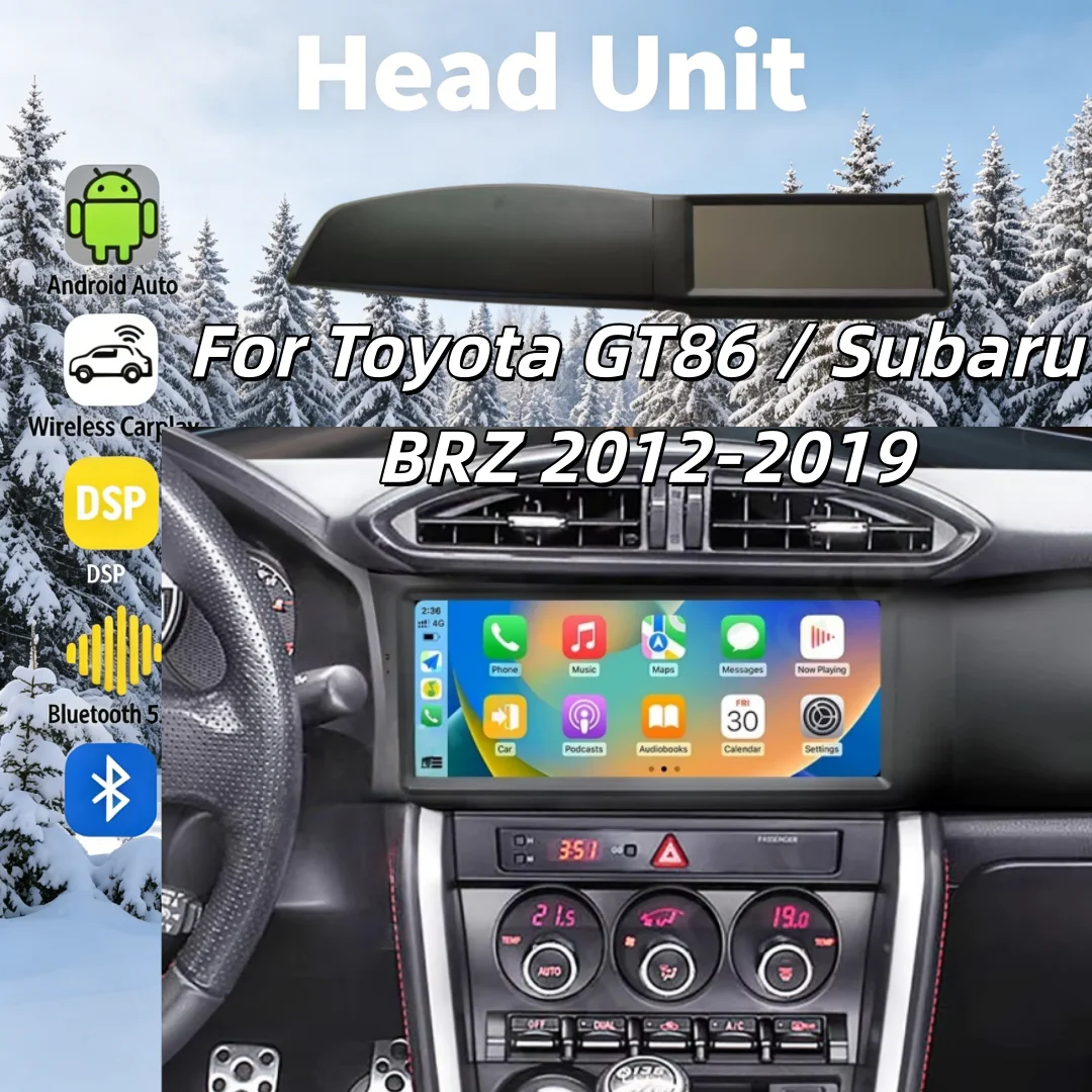 

NEW RHD 10.25Inch Android 13 CarPlay Car Radio For Subaru BRZ / Toyota GT86 2012-2019 Touch Screen Multimedia GPS Navigation DSP