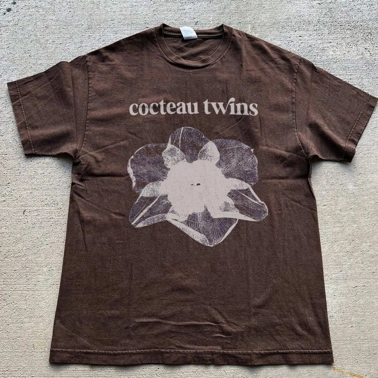 Cocteau Twins band Tour graphic dark chocolate Shirt Unisex Men Women KTV5560